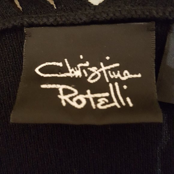 Christina Rotelli Sweater Tank Top BLACK Size Med   NWOT - Picture 6 of 8